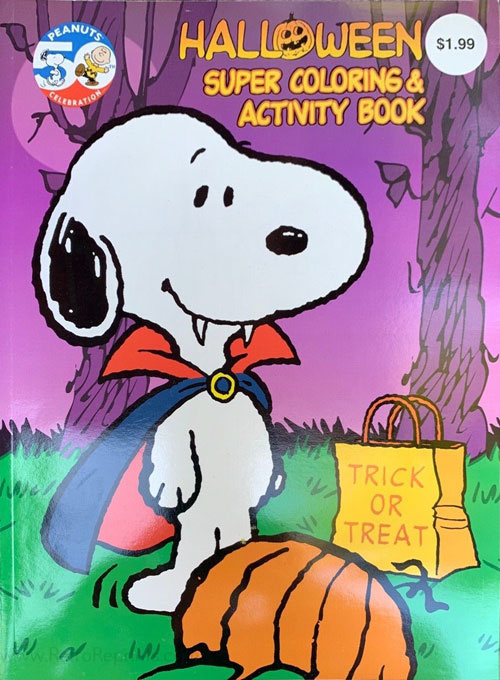 Peanuts Halloween Coloring and Activity Book