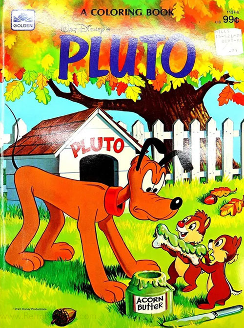 Pluto Coloring Book