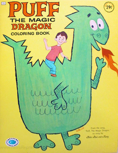 Puff the Magic Dragon Coloring Book