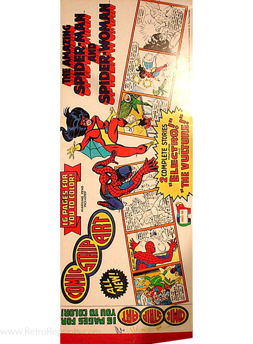 Spider-Man Comic Strip Coloring Book