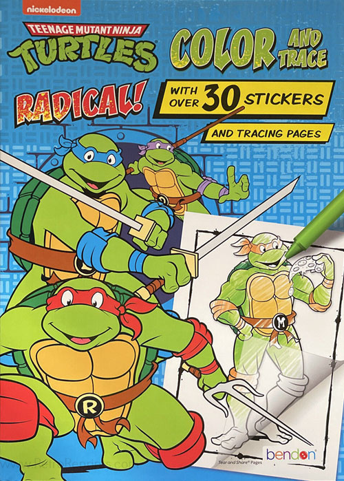 Teenage Mutant Ninja Turtles (classic) Trace & Color