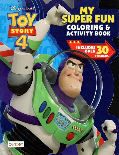 Toy Story 4 Coloring and Activity Book