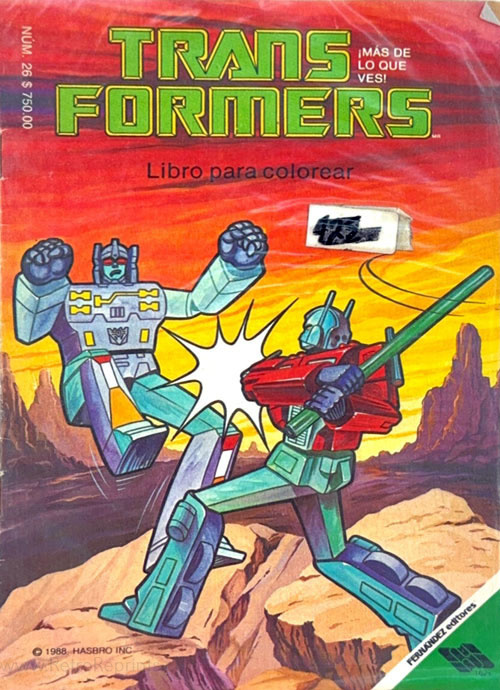 Transformers Coloring Book