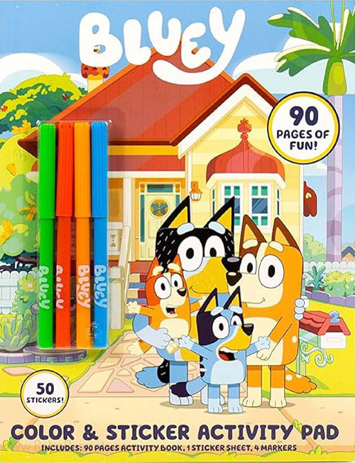 Bluey Color & Sticker Activity Pad