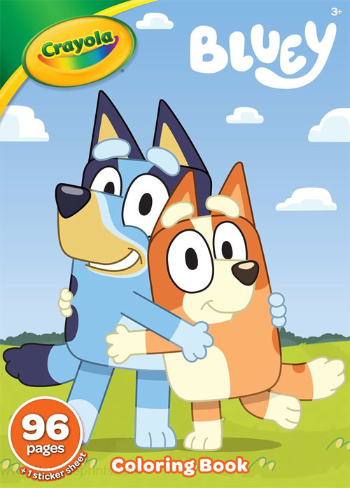 Bluey Coloring Book