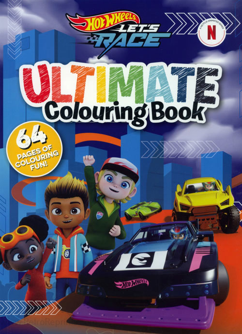 Hot Wheels: Let's Race Colouring Book