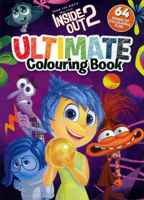 Inside Out 2 Colouring Book