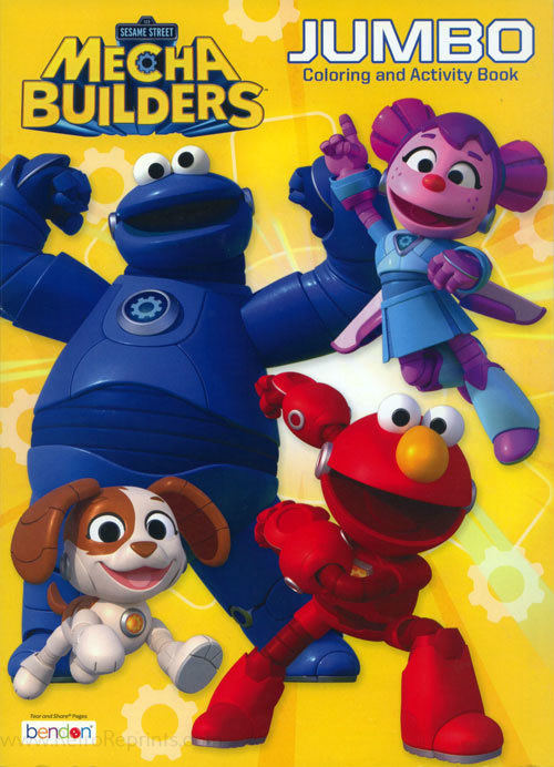 Sesame Street: Mecha Builders Coloring and Activity Book