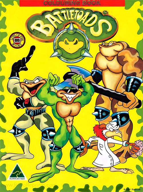 Battletoads Colouring Book