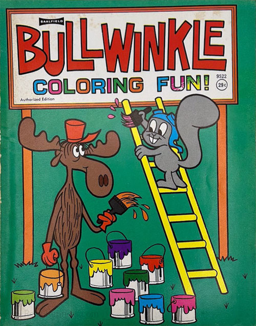 Rocky and Bullwinkle Coloring Fun!