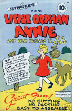 Little Orphan Annie Cut-Out Coloring Book