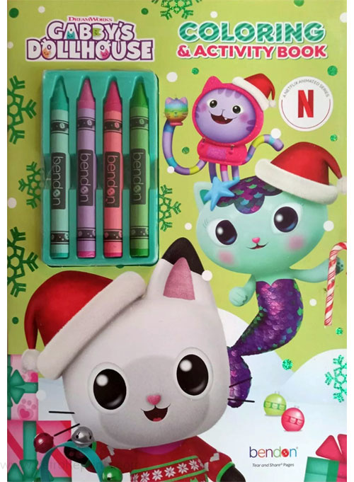 Gabby’s Dollhouse Coloring and Activity Book