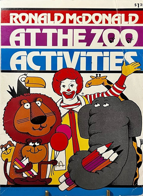 Ronald McDonald At the Zoo