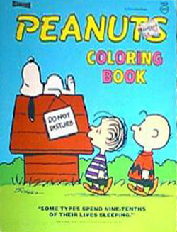 Peanuts Coloring Book 