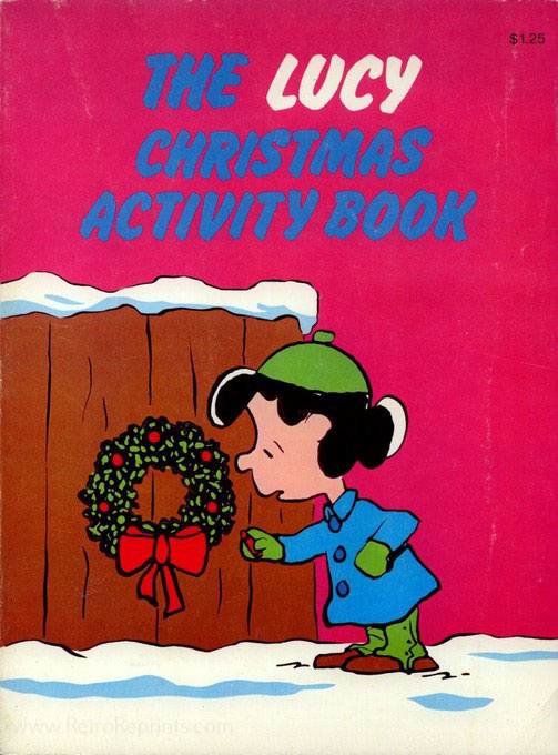 Peanuts Lucy Christmas Activity Book