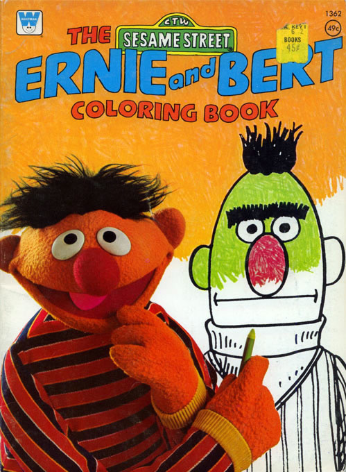 Sesame Street Ernie and Bert Coloring Book