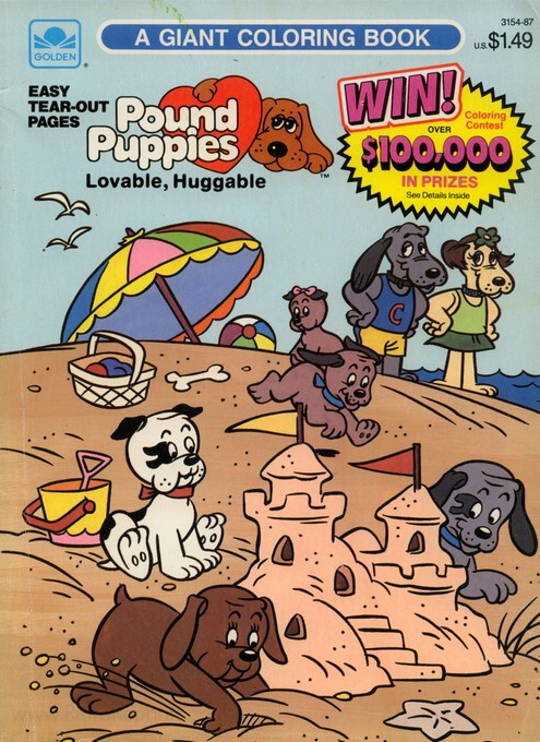 Pound Puppies Coloring Book