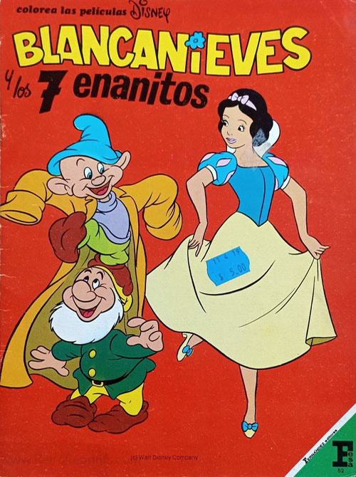 Snow White & the Seven Dwarfs Coloring Book
