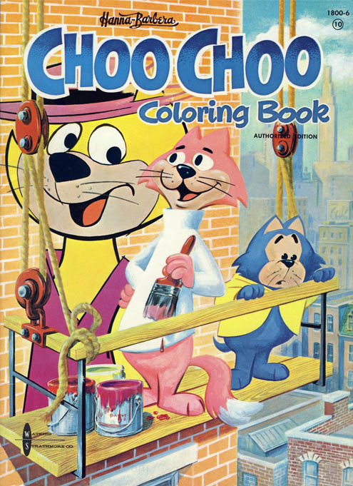 Top Cat Choo Choo Coloring Book