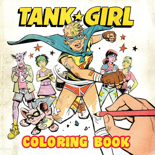 Tank Girl Coloring Book