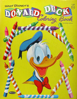 Donald Duck Coloring Book 