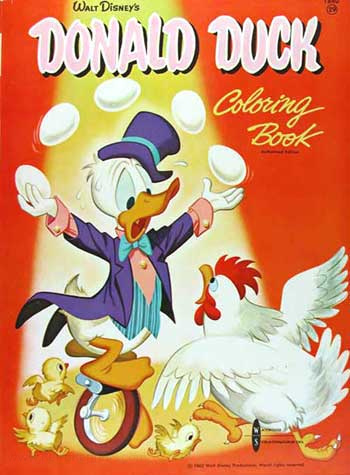 Donald Duck Coloring Book 