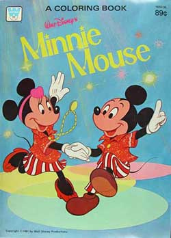 Minnie Mouse Coloring Book 