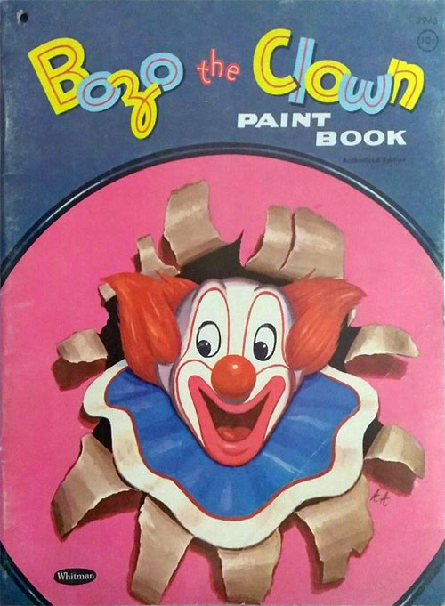 Bozo the Clown Paint Book