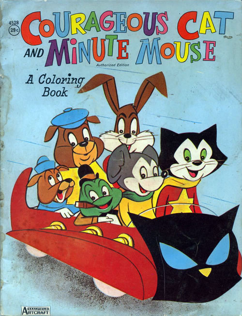 Courageous Cat and Minute Mouse Coloring Book