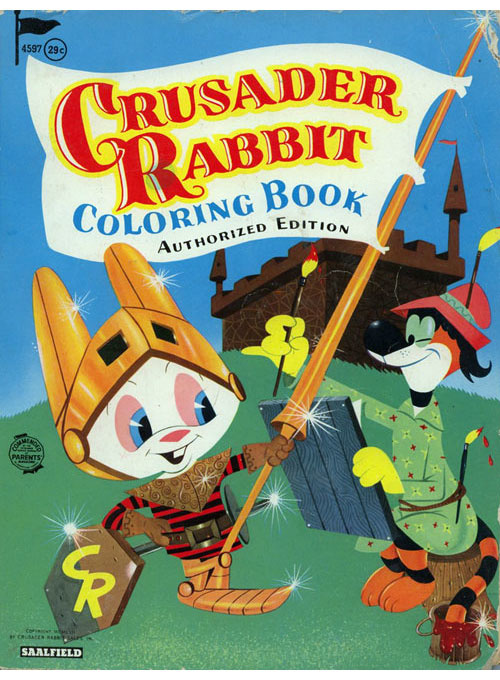 Crusader Rabbit Coloring Book