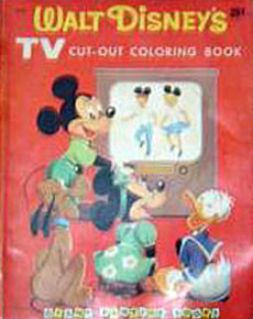 Mickey Mouse Club Cut-Out Coloring Book