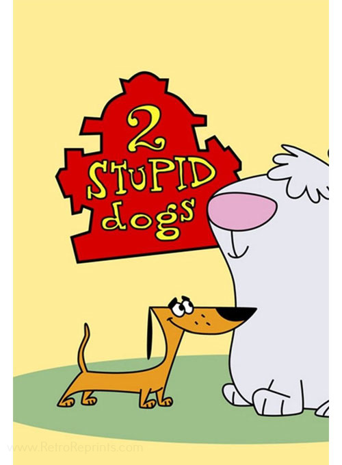 2 Stupid Dogs Coloring Books | Coloring Books at Retro Reprints - The