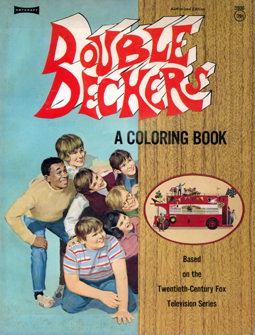 Here Come the Double Deckers! Coloring Book