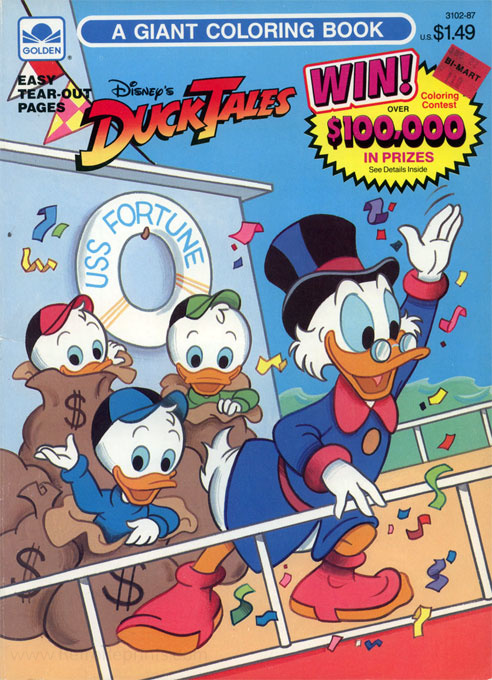 DuckTales Coloring Book