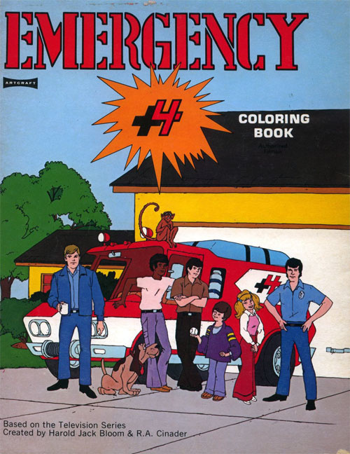 Emergency +4 Coloring Book