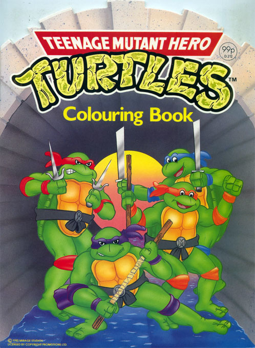 Teenage Mutant Ninja Turtles Coloring Book: Teenage Mutant Ninja