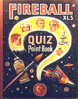Fireball XL5 Quiz Paint Book