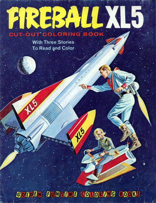 Fireball XL5 Cut-Out Coloring Book