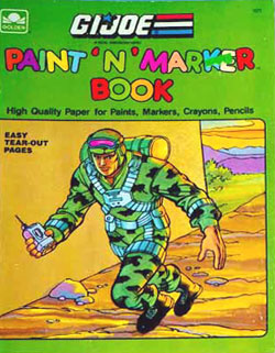 GI Joe Paint n Marker Book