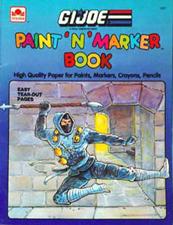 GI Joe Paint n Marker Book