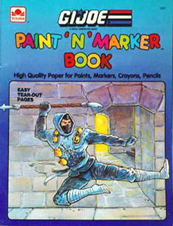GI Joe Paint n Marker Book