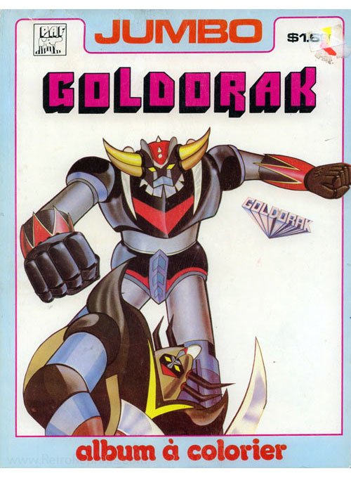 UFO Robot Grendizer Coloring Book