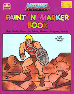 He-Man and the Masters of the Universe Paint n Marker Book