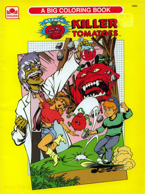 Attack of the Killer Tomatoes Coloring Book
