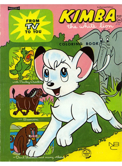 Kimba the White Lion Coloring Book