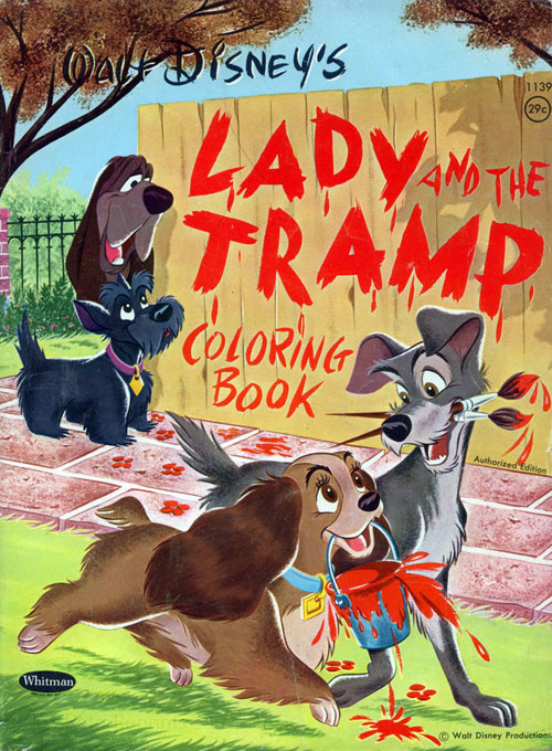 Lady & the Tramp Coloring Book