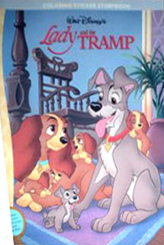 Lady & the Tramp Coloring Book