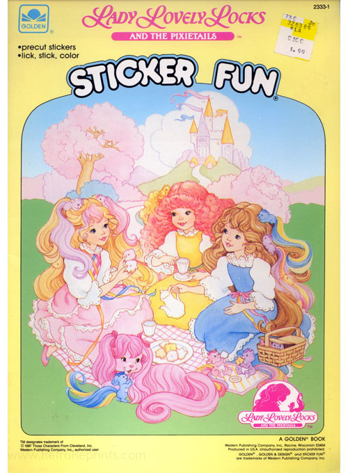 Lady LovelyLocks and the Pixietails Sticker Fun