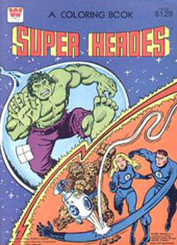 Marvel Super Heroes Coloring Book