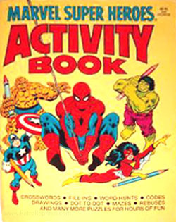 Marvel Super Heroes Activity Book